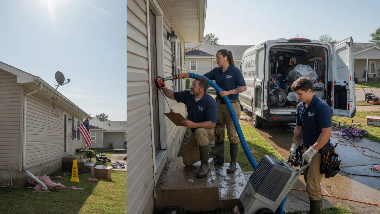 Ceiling Water Damage Restoration in Ellsworth, PA near me